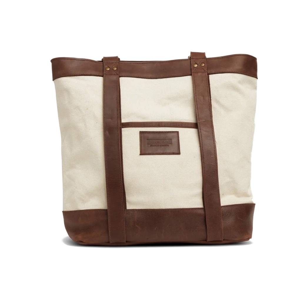 Parker Clay | Rincon Canvas & Brown Leather Backpack
